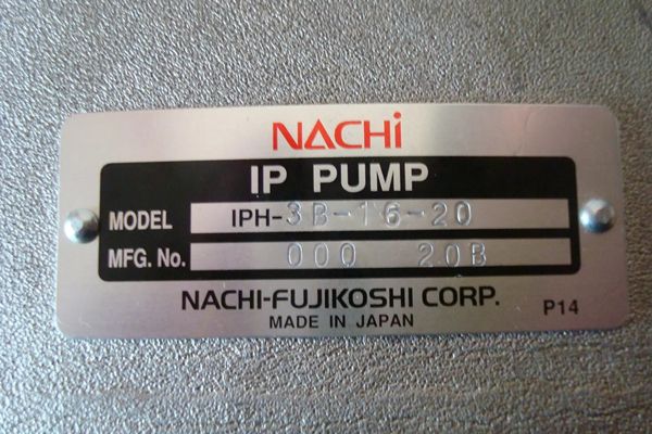 IPH-4B-25-LT-20日本原裝正品，NACHI不二越齒輪泵