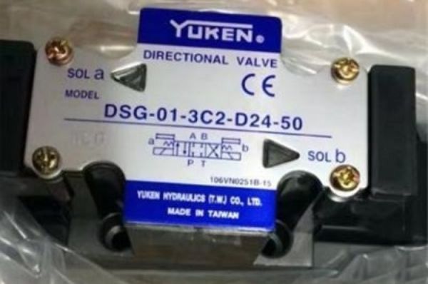 YUKEN電磁換向閥T-DSG-01-2B※-D24※-70,T-DSG-03-3C※-D24※-50